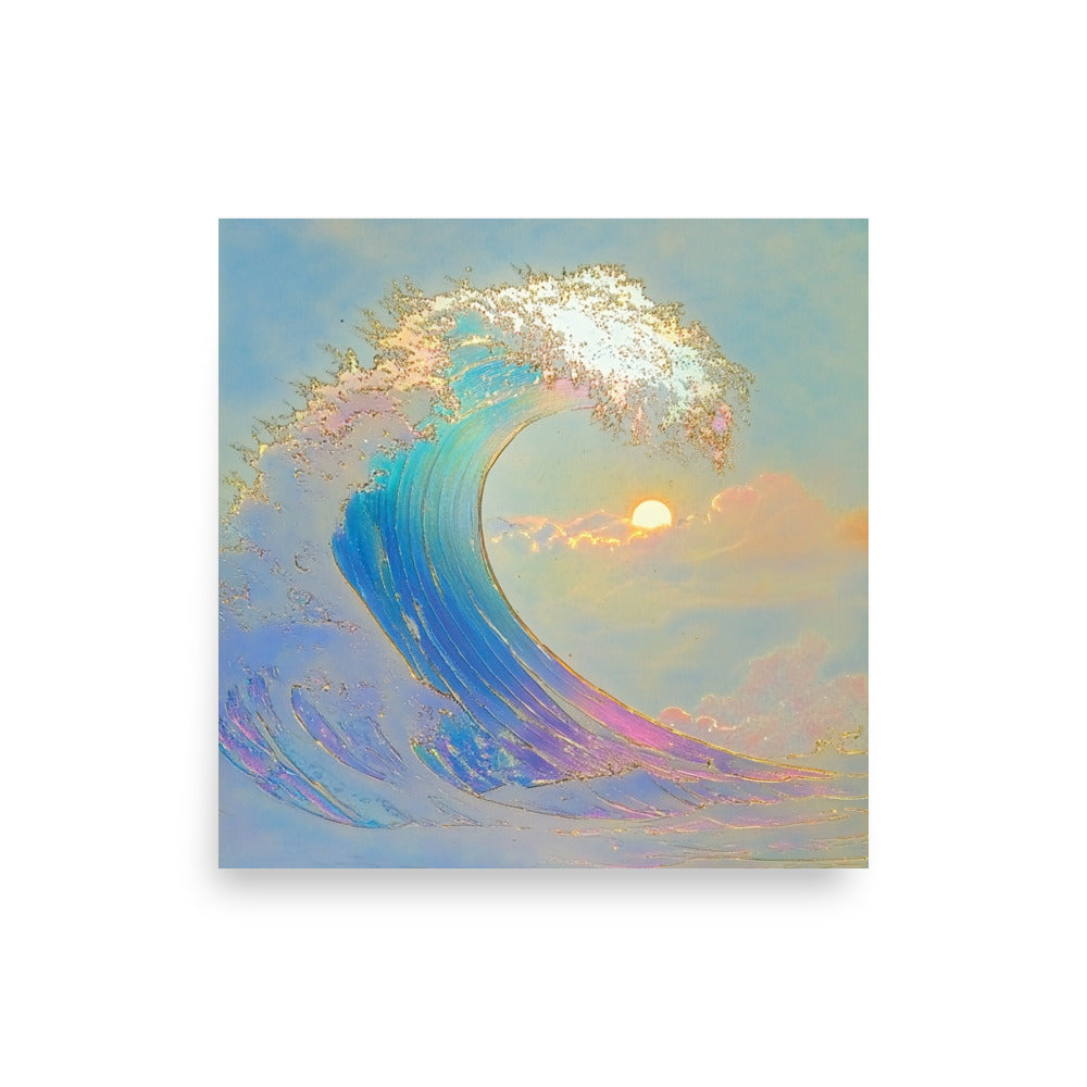 Rainbow Lights in the Ocean