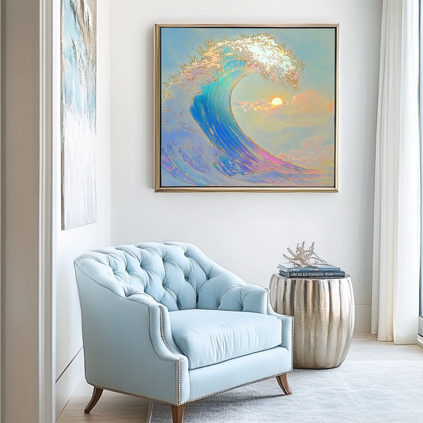 Rainbow Ocean Wave